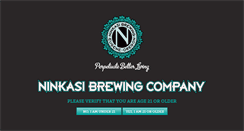 Desktop Screenshot of ninkasibrewing.com